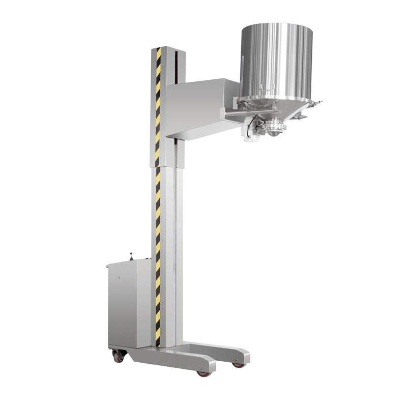 NTS mobile telescopic lifting feeder