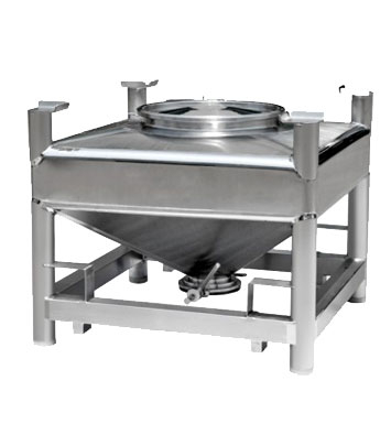 LDPF square tablet hopper