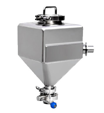 LDS laboratory mixing hopper